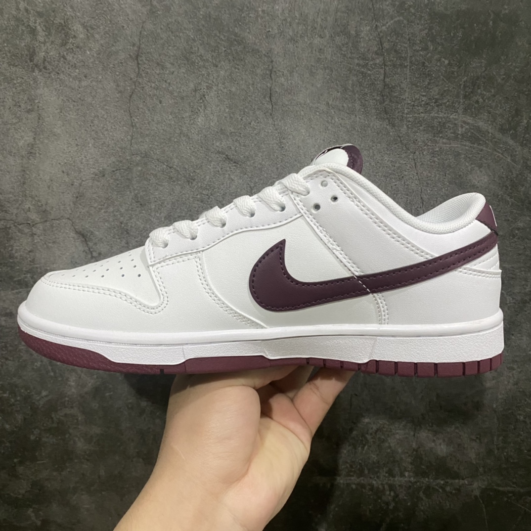 [Pure Original Y Version] Nike Dunk Low White Wine Red DV0831-102