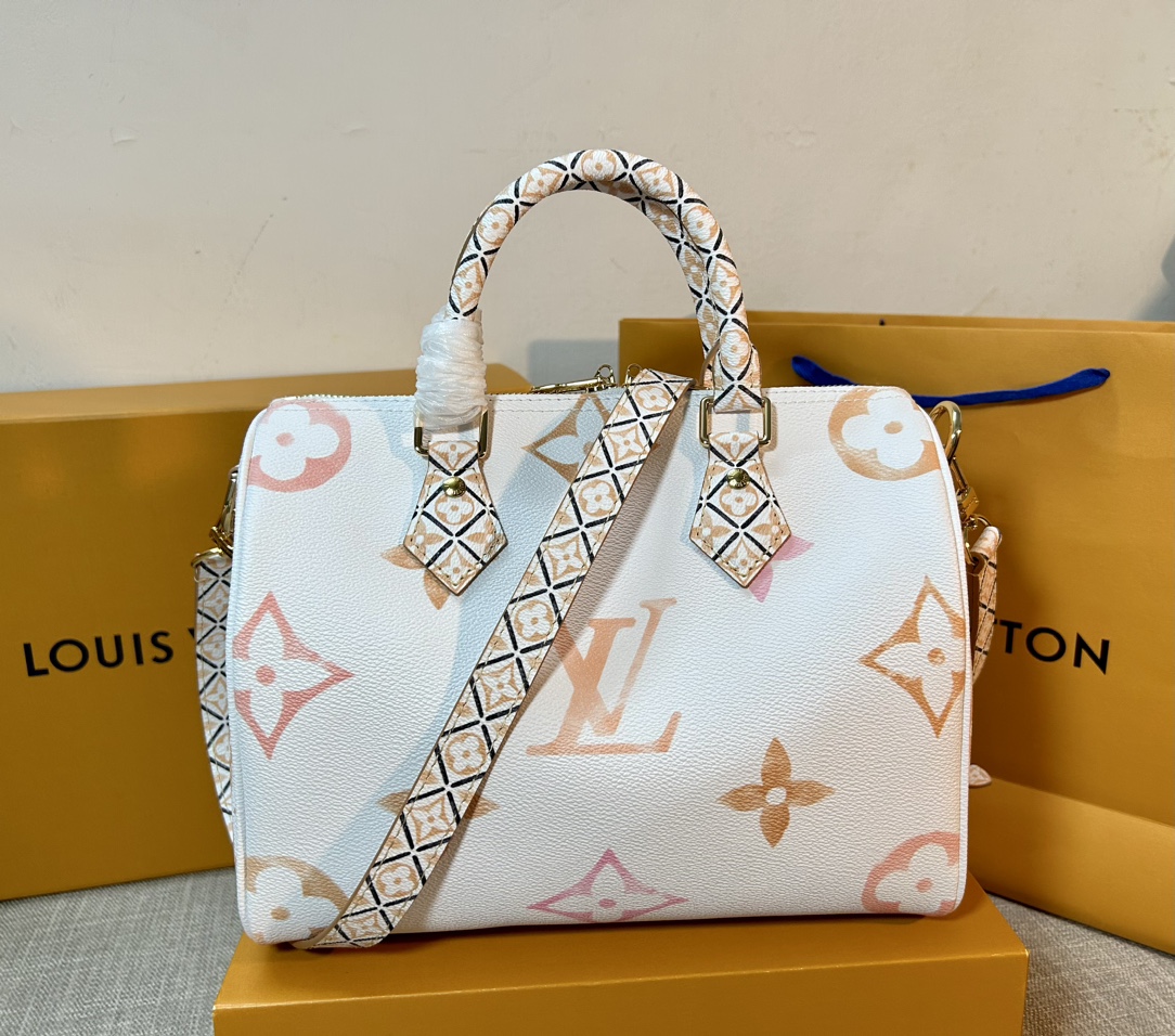 Best Like
 Louis Vuitton LV Speedy Bags Handbags Pink Canvas M23073