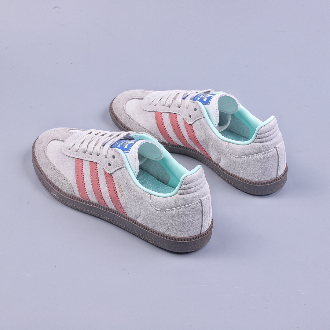 ADIDAS SAMBA OG gray pink Tiffany item number ID2047