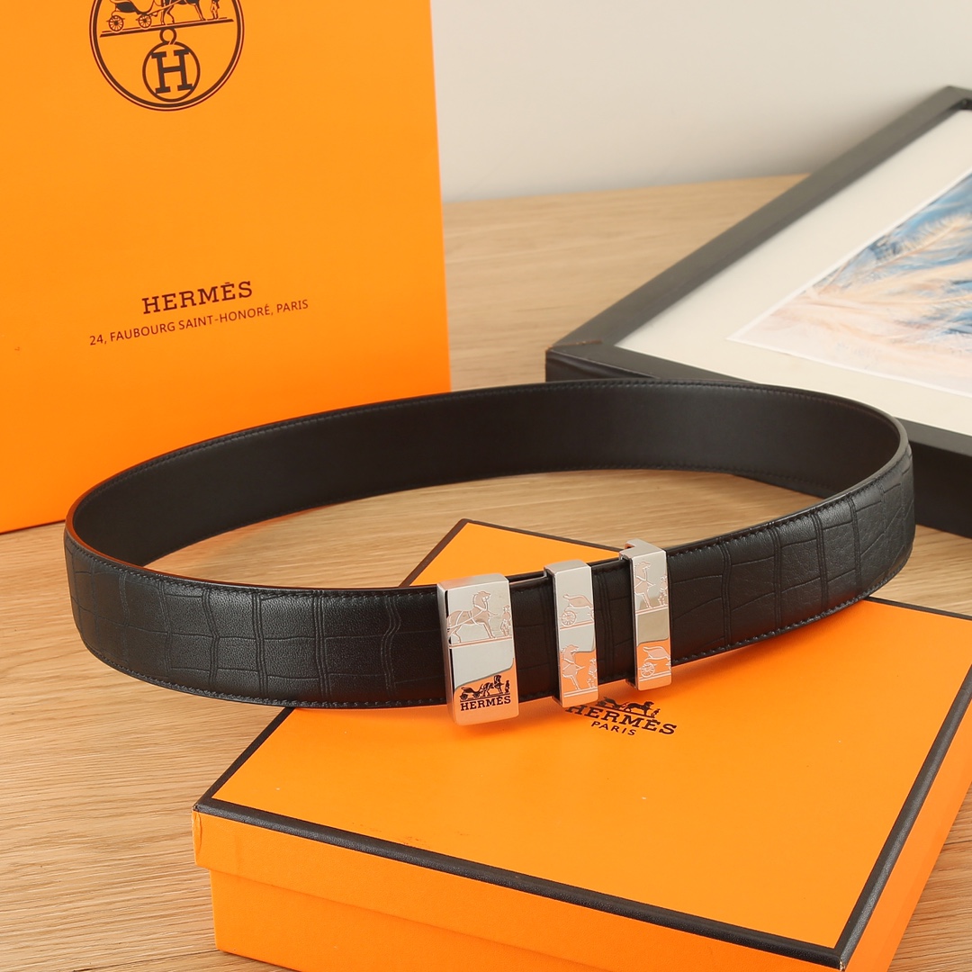 爱马仕HERMES3.8宽精品不锈钢