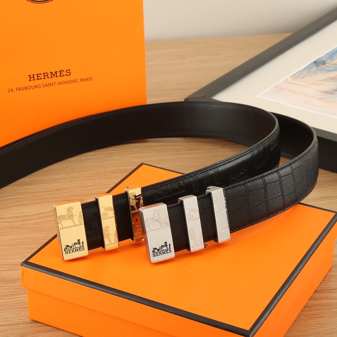 爱马仕HERMES3.8宽精品不锈钢