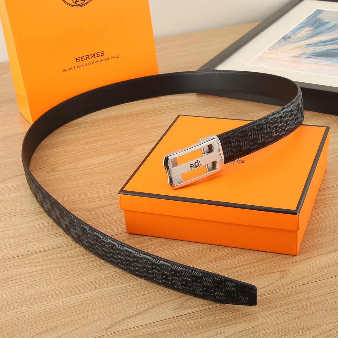 爱马仕HERMES3.5宽不锈钢精品