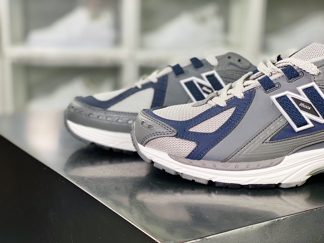 New Balance M1906R series low-top retro dad style casual sports jogging shoes ”leather cement gray dark blue” M1906RC