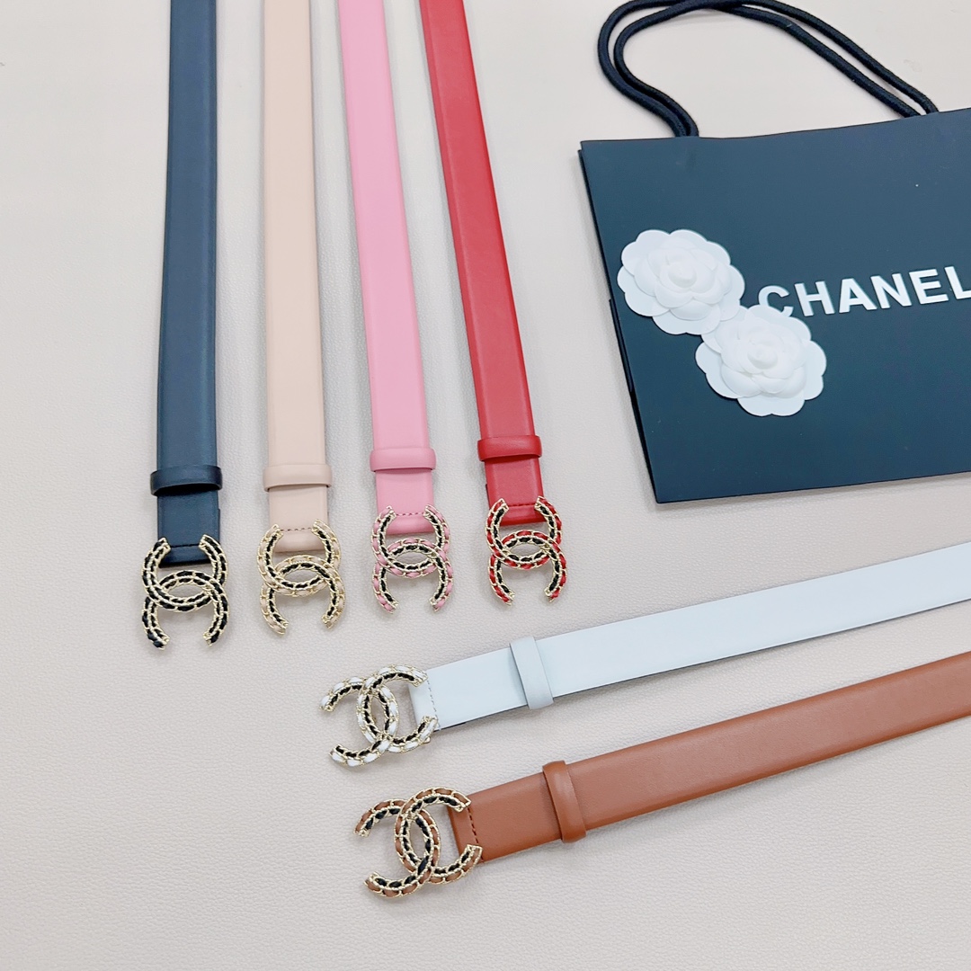 Chanel Belts Women Copper Buckle