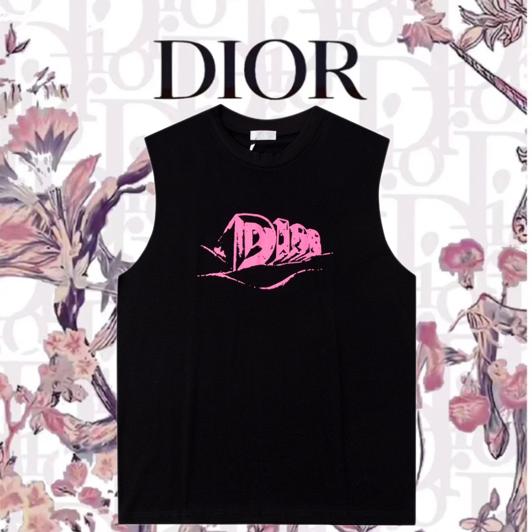 Replica AAA+ Designer
 Dior Abbigliamento T-Shirt Negozio di vendita outlet
 Doodle Stampa Unisex Maniche corte