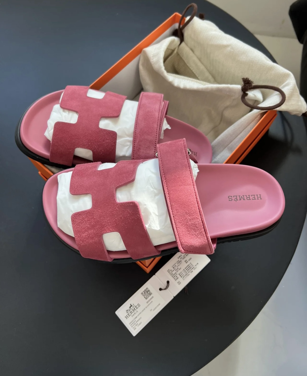NO:253521,Peach pink suede super popular H-home black goatskin H-shaped sandals/second uncle shoes, the focus is super easy to wear, slippers, slippers, sheepskin, chamois leather19860909蜜桃粉麂皮 超级火爆的H家黑色山羊皮H型凉拖鞋/二舅鞋,重点是超级好穿,拖鞋,slippers,sheepskin,chamois leather,Women's Shoes