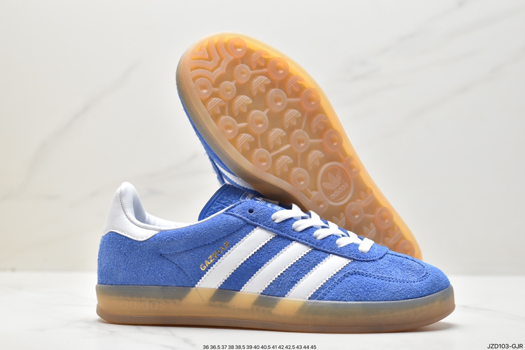 Adidas Originals Gazelle Indoor clover retro non-slip wear-resistant low-cut sneakers HQ8717