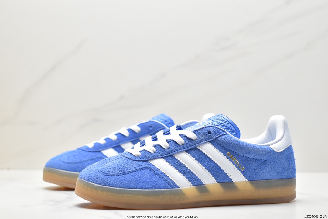 Adidas Originals Gazelle Indoor clover retro non-slip wear-resistant low-cut sneakers HQ8717