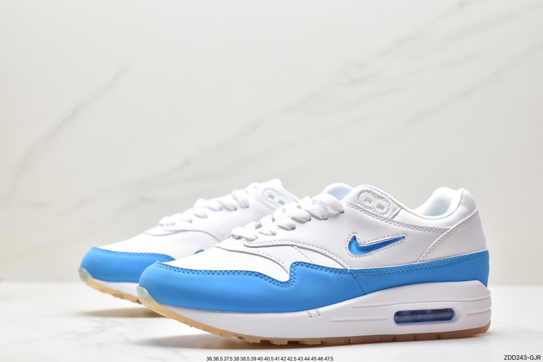 Upgraded original last paper version development version #rebound PU mold embedded window air cushion device Nike Air Max 1 first generation retro air cushion versatile casual sports jogging shoes 918354-102