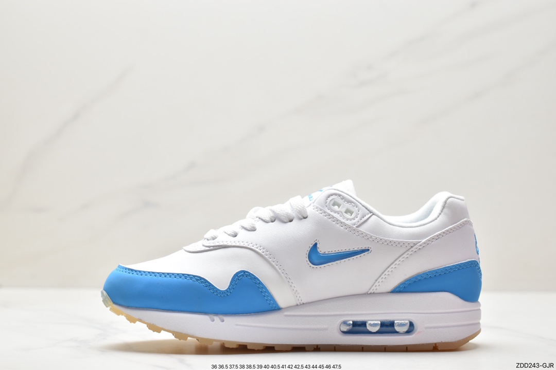 Upgraded original last paper version development version #rebound PU mold embedded window air cushion device Nike Air Max 1 first generation retro air cushion versatile casual sports jogging shoes 918354-102