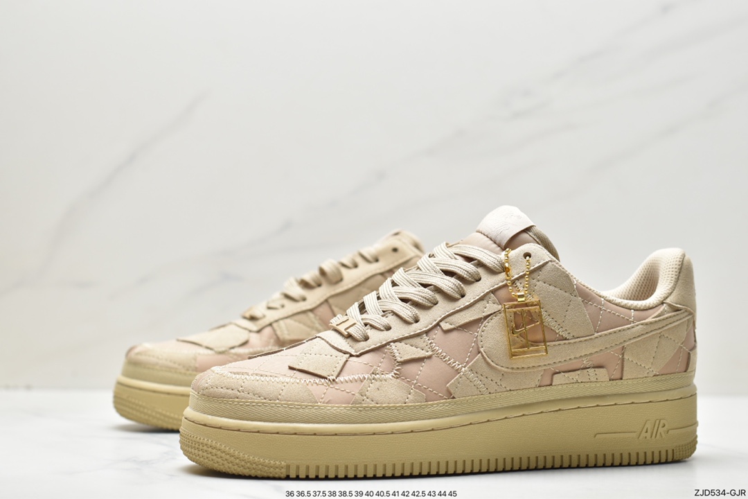 板鞋, Nike Air Force 1, Nike Air, NIKE, FORCE 1, DQ4137-200, Billie Eilish x Nike Air Force 1'07 Low SP"Mushroom", Air Force 1 - 耐克 Billie Eilish x Nike Air Force 1'07 Low SP"Mushroom" 百搭休闲 轻便耐磨 低帮 运动板鞋 小麦色 DQ4137-200