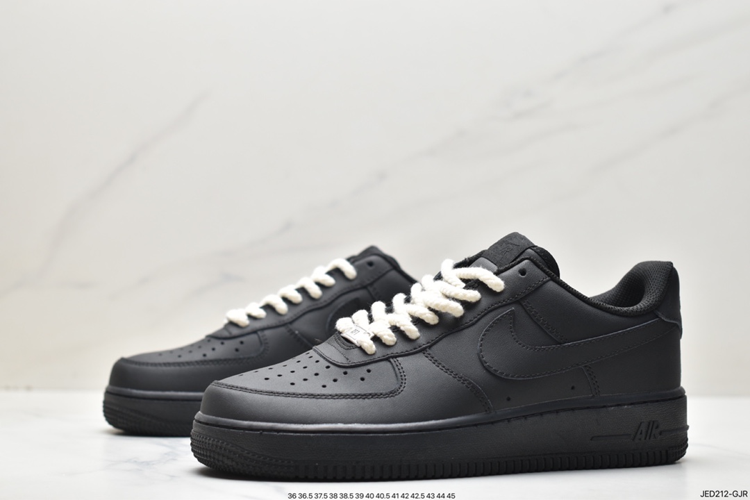 Nike Air Force 1 '07 ”All Black” Air Force 1 low-top casual sports sneakers 315122-001