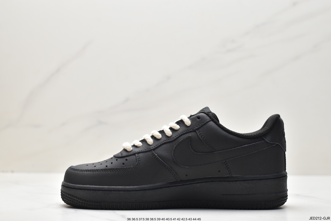 Nike Air Force 1 '07 ”All Black” Air Force 1 low-top casual sports sneakers 315122-001