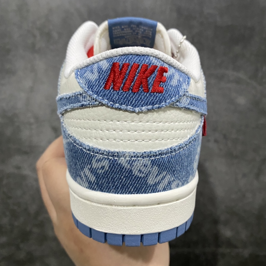 [Customized model] Nike SB Dunk Low Levi's joint denim white and blue LE0021-002