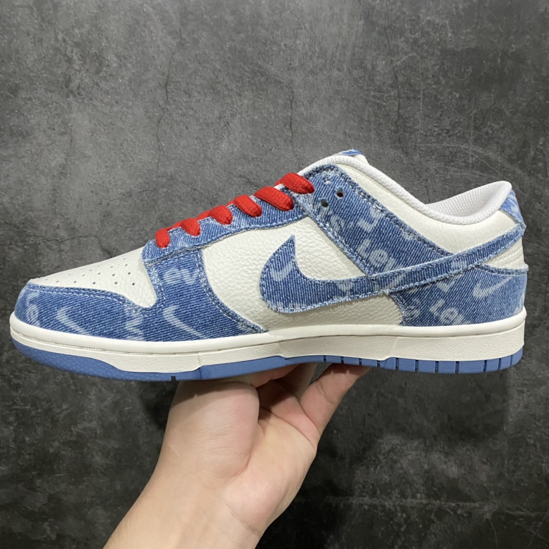 [Customized model] Nike SB Dunk Low Levi's joint denim white and blue LE0021-002