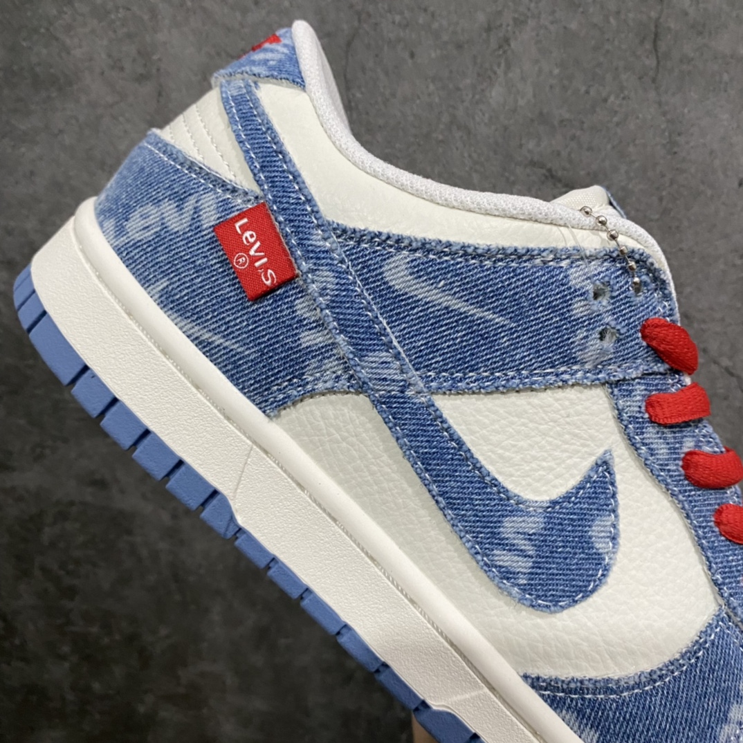 [Customized model] Nike SB Dunk Low Levi's joint denim white and blue LE0021-002