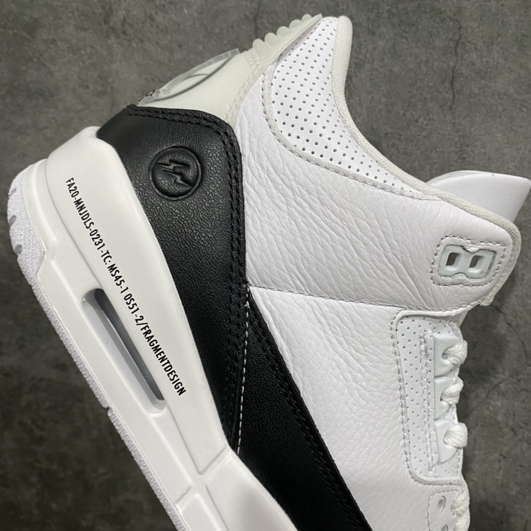 [Guan-produced pieces] Fragment Design x Air Jordan 3 AJ3 Fujiwara Hiroshi lightning joint DA3595-100