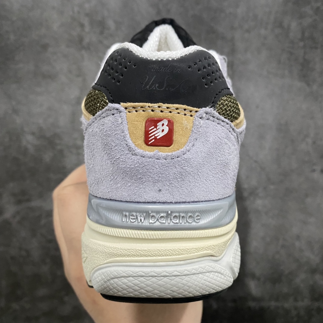 [K version pure original] New Balance Teddy Made series NB990V3 joint gray brown third generation presidential retro jogging shoes M990TG3