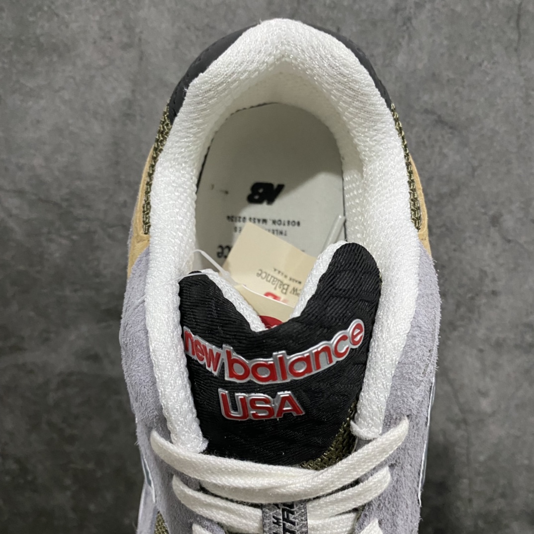 [K version pure original] New Balance Teddy Made series NB990V3 joint gray brown third generation presidential retro jogging shoes M990TG3