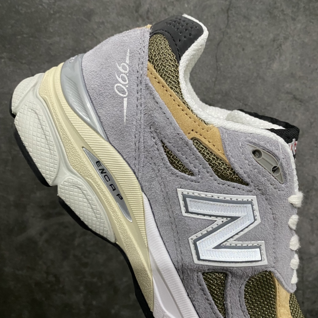 [K version pure original] New Balance Teddy Made series NB990V3 joint gray brown third generation presidential retro jogging shoes M990TG3