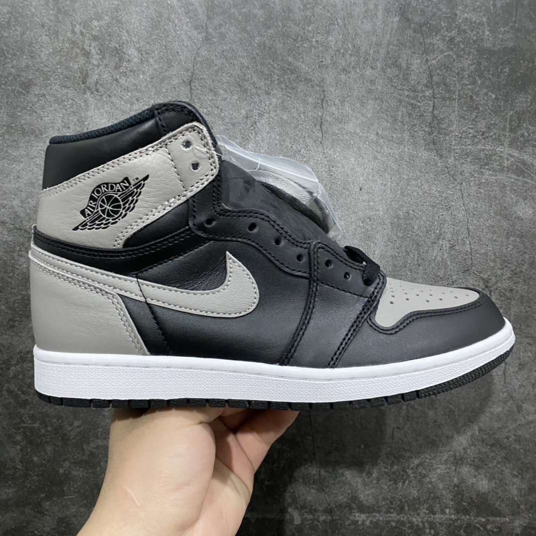 [JS Pure Original] Air Jordan 1 Retro Hhigh Shadow AJ1 Shadow Gray High Top 555088-013