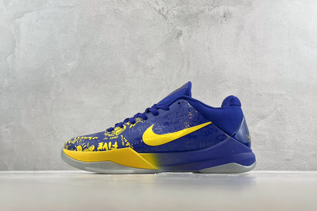 Zapatillas de baloncesto Kobe 5 Nike Zoom Kobe 5 Protro "5 Rings" cuero sintético, Rey de los Cinco Anillos n…