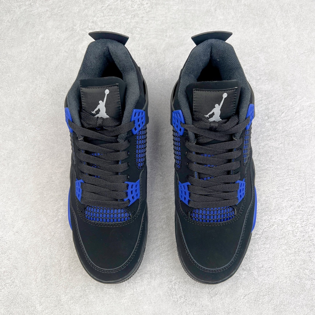 图片[2]-＃PB版 福利特价 Air Jordan AJ4 Retro 耗时半年巨作 全套原纸板楦头开发 调试30余版 确保原汁原味完美呈现四代版型 一比一鞋头弧度高度趴度鞋身弧度 此版本只针对中端市场 皮料材质有所更替 其他数据细节工艺流程均保持公司一致 细节品控鞋型随意秒杀市面3XX 4XX 原厂TPU网格鞋带扣 正确内里网布 菱角分明不变形无多余毛边 柔软性质感一致于原鞋 原厂织唛标 原厂飞人电绣工艺 独家绑鞋带手法 印刷中底布 四线拉帮 米色美纹纸贴合固定 进口港宝加持 后跟自然饱满 全鞋荧光划线卡点 追求极致完美 每一双都是工艺品 多重QC质检 超越公司货的品控标准 实实在在的免检产品 尺码：40 40.5 41 42 42.5 43 44 44.5 45 46 47.5-选品中心