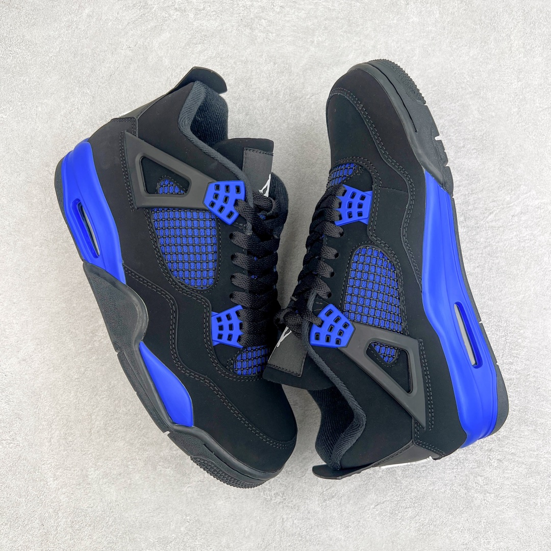 图片[3]-＃PB版 福利特价 Air Jordan AJ4 Retro 耗时半年巨作 全套原纸板楦头开发 调试30余版 确保原汁原味完美呈现四代版型 一比一鞋头弧度高度趴度鞋身弧度 此版本只针对中端市场 皮料材质有所更替 其他数据细节工艺流程均保持公司一致 细节品控鞋型随意秒杀市面3XX 4XX 原厂TPU网格鞋带扣 正确内里网布 菱角分明不变形无多余毛边 柔软性质感一致于原鞋 原厂织唛标 原厂飞人电绣工艺 独家绑鞋带手法 印刷中底布 四线拉帮 米色美纹纸贴合固定 进口港宝加持 后跟自然饱满 全鞋荧光划线卡点 追求极致完美 每一双都是工艺品 多重QC质检 超越公司货的品控标准 实实在在的免检产品 尺码：40 40.5 41 42 42.5 43 44 44.5 45 46 47.5-选品中心