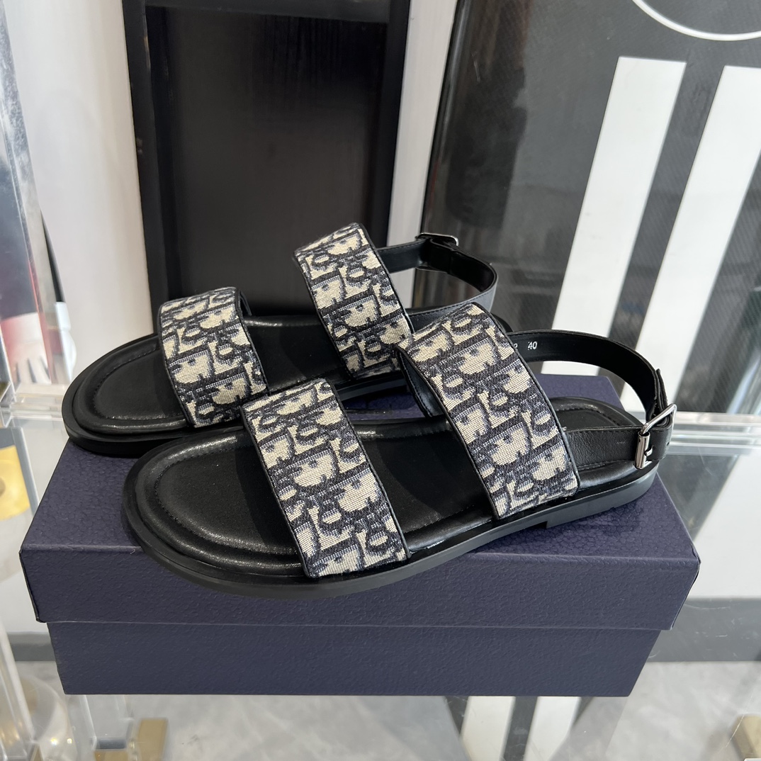 Dior Dior 新款 沙滩凉拖鞋 男款 开发 所有细节都和 一致