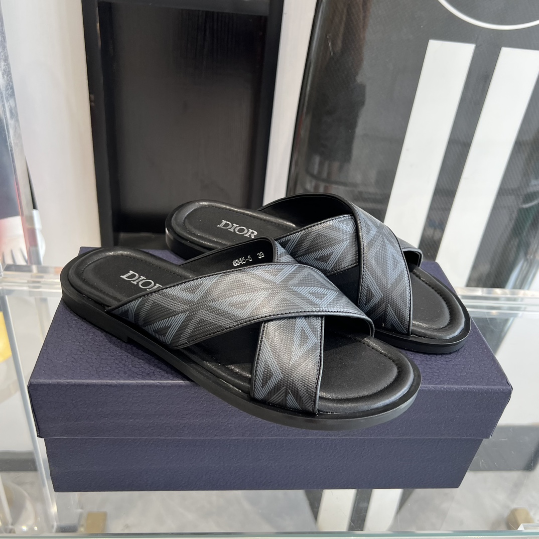 Dior Dior 新款 沙滩凉拖鞋 男款 开发 所有细节都和 一致