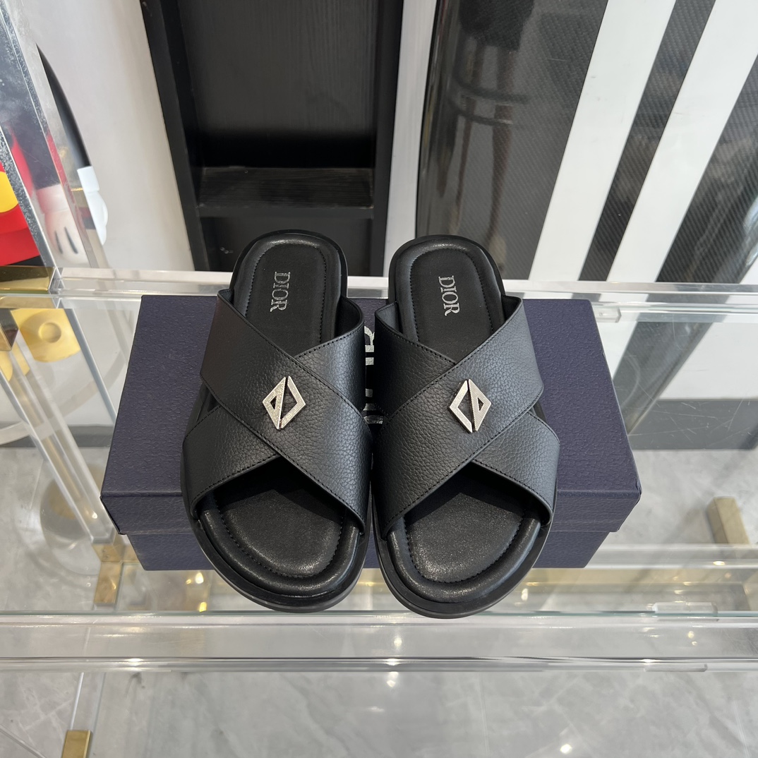 Dior Dior 新款 沙滩凉拖鞋 男款 开发 所有细节都和 一致