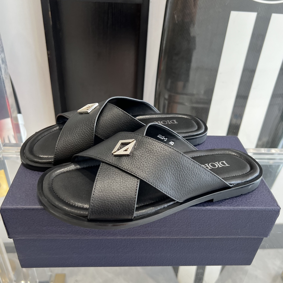 Dior Dior 新款 沙滩凉拖鞋 男款 开发 所有细节都和 一致