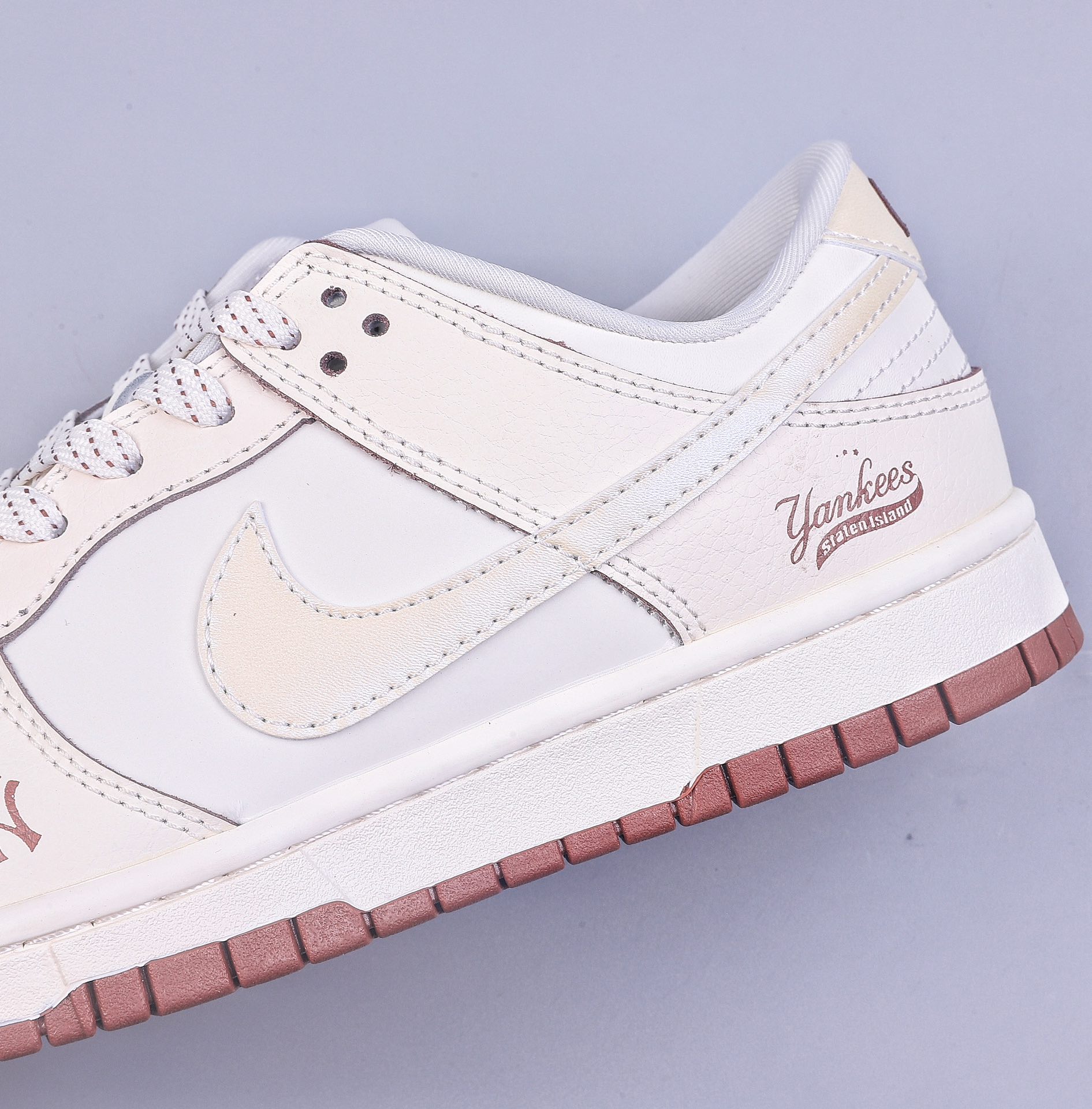 Nike SB Dunk Low MLB joint white wine red anniversary high-end customization FC1688-107