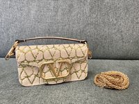 Buy Best High-Quality
 Valentino Crossbody & Shoulder Bags Replica 2023 Perfect Luxury
 Yellow Calfskin Cowhide Vintage Chains