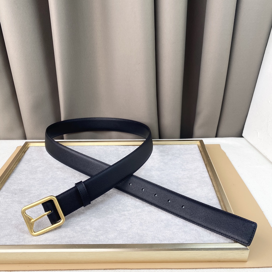 普拉D头层牛皮宽3.5CM官网同步纯