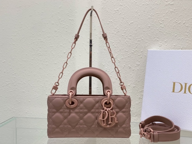Dior Lady D-Joy Bag Pink Matte Calfskin with Tonal D.I.O.R. Charms 1 Dior Lady D-Joy Bag Pink Matte Calfskin with Tonal D.I.O.R. Charms