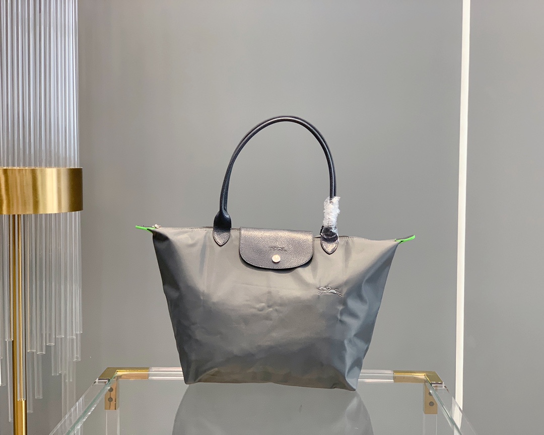 Longchamp 长柄大号1899石墨黑色