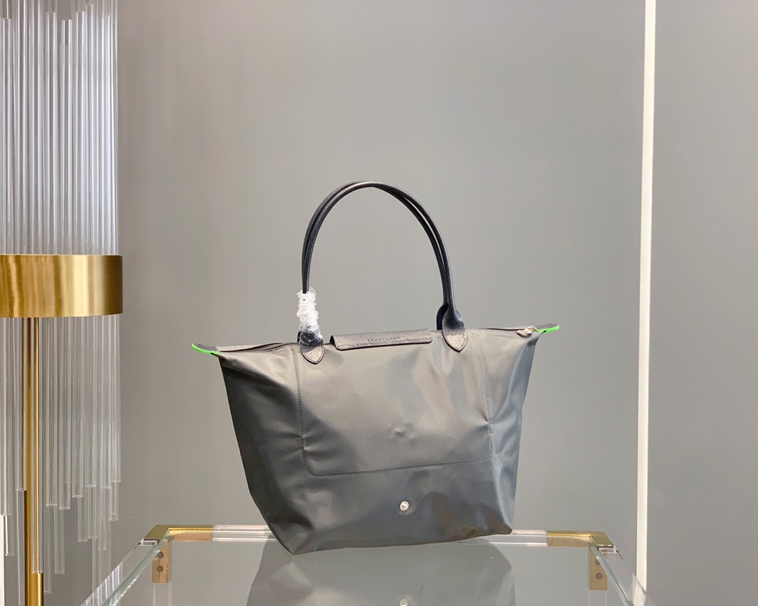 Longchamp 长柄大号1899石墨黑色