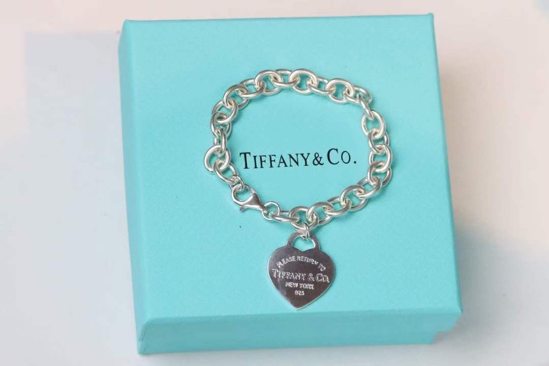 Tiffany & Co. Tiffany&Co.蒂芙尼心牌龙虾扣手链项链
