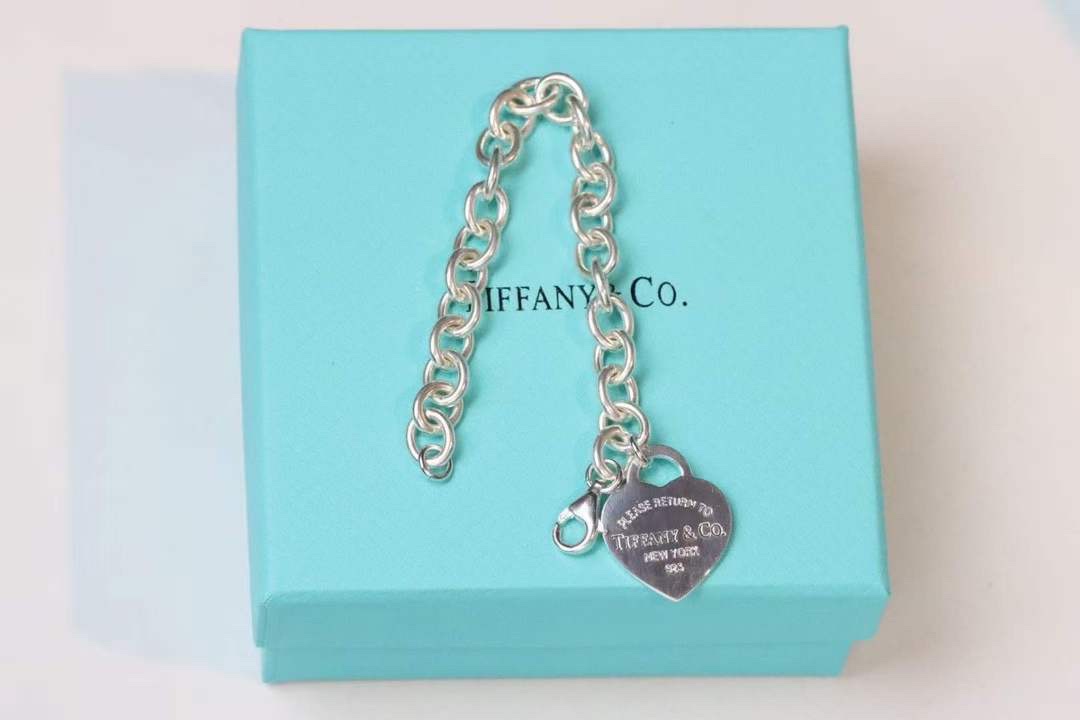 Tiffany & Co. Tiffany&Co.蒂芙尼心牌龙虾扣手链项链
