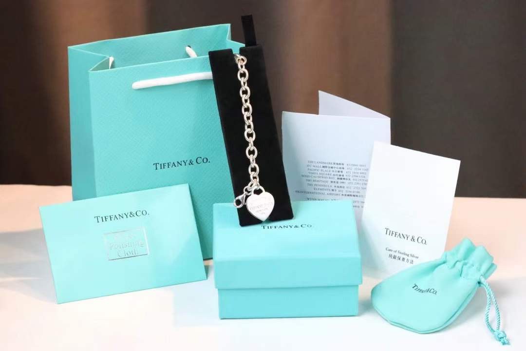 Tiffany & Co. Tiffany&Co.蒂芙尼心牌龙虾扣手链项链