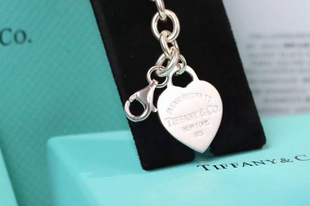 Tiffany & Co. Tiffany&Co.蒂芙尼心牌龙虾扣手链项链