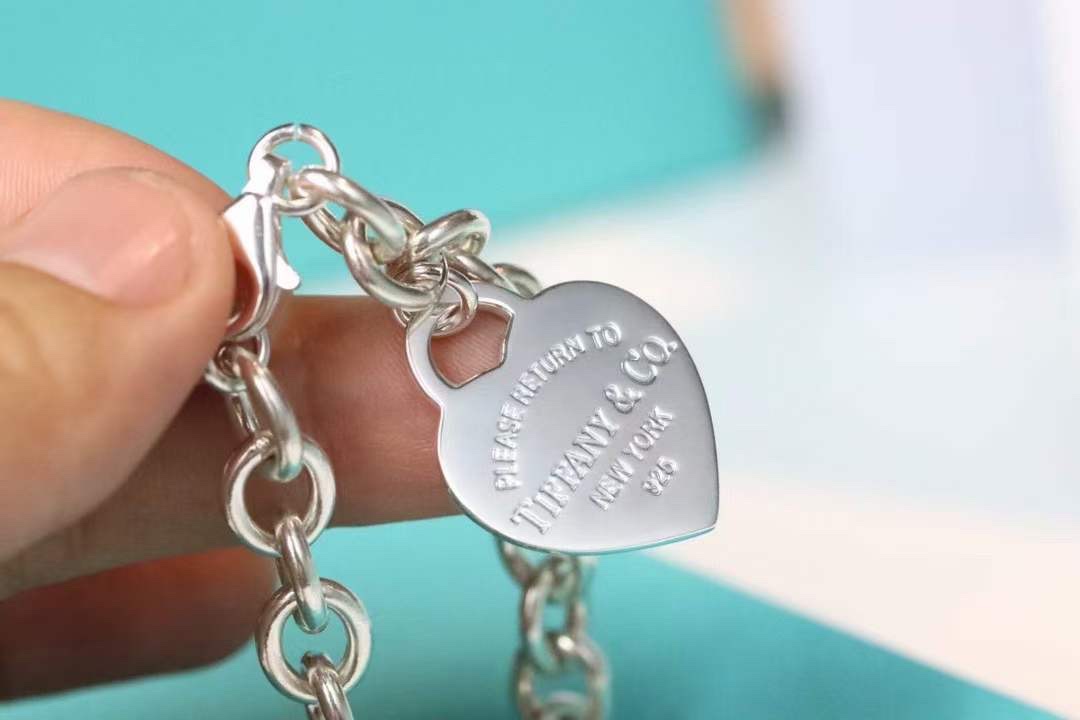 Tiffany & Co. Tiffany&Co.蒂芙尼心牌龙虾扣手链项链