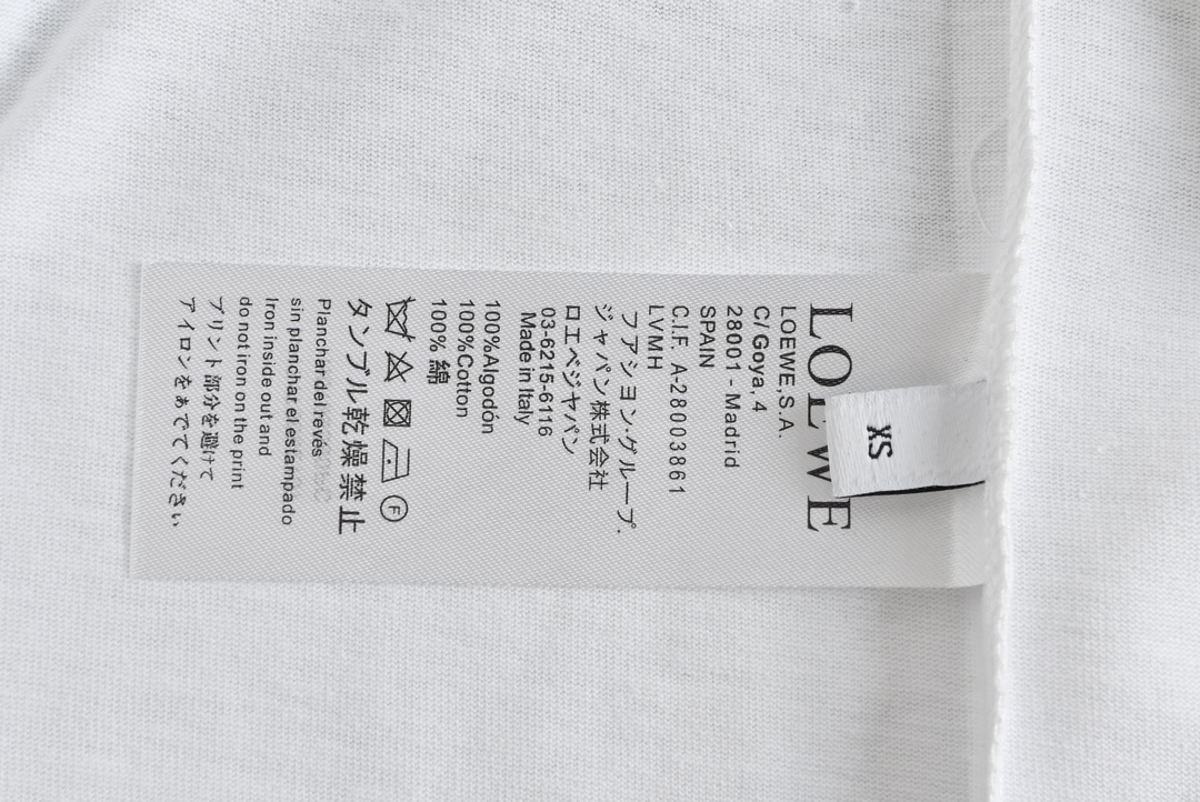 Loewe/罗意威 23ss 口袋立体刺绣短袖