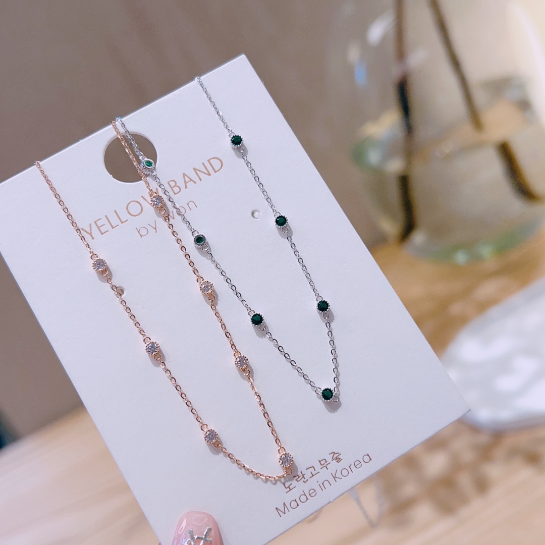 High Polish Silver Necklace Delicate Workplace Gold