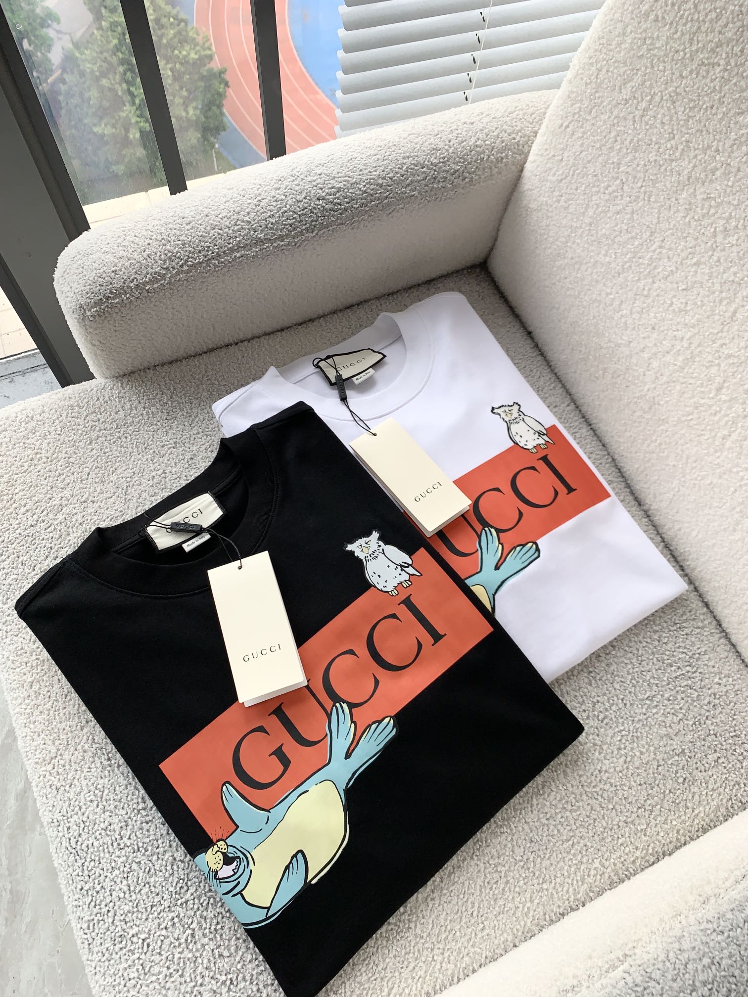 Gucci Clothing T-Shirt AAA Replica Designer
 Unisex Cotton Spring/Summer Collection Short Sleeve