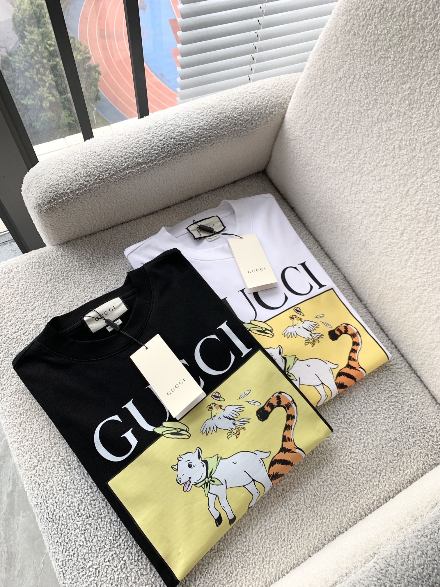 Gucci Clothing T-Shirt Find replica
 Unisex Cotton Spring/Summer Collection Short Sleeve