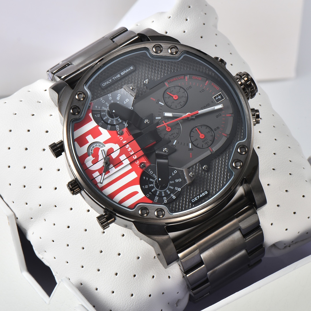DIESEL DZ7463 Watch: Queen of Gentleman’s Style with Capricorn Core and Zirconium Steel Wrapping - 图片 4