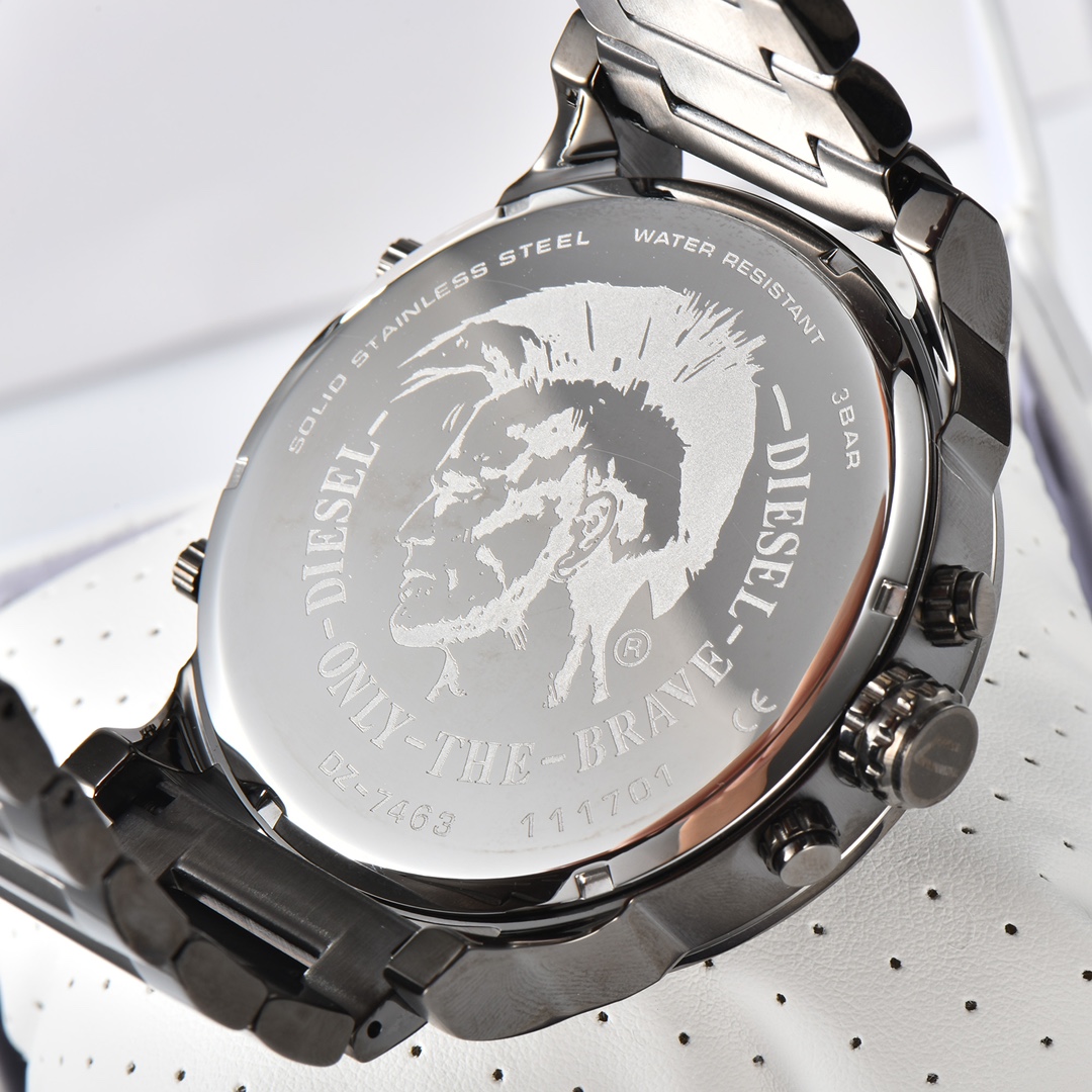 DIESEL DZ7463 Watch: Queen of Gentleman’s Style with Capricorn Core and Zirconium Steel Wrapping - 图片 5