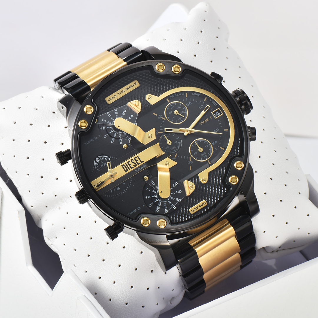 DIESEL DZ7465 Watch: Capricorn Quartz Core, Steel Wrap, Reinforced Glass - 图片 5